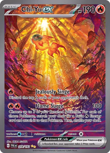Chi-Yu ex - 259/193 (259/193), Paldea Evolved — Pokémon card price