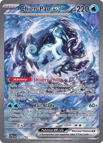 Chien-Pao ex - 261/193 (261/193), Paldea Evolved — Pokémon card price
