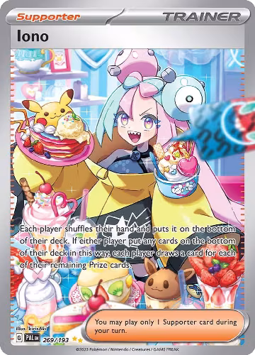 Iono - 269/193 (269/193), Paldea Evolved — Pokémon card price