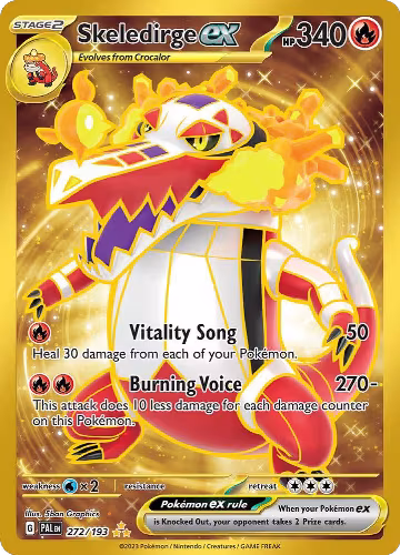 Skeledirge ex - 272/193 (272/193), Paldea Evolved — Pokémon card price