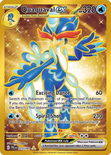 Quaquaval ex - 273/193 (273/193), Paldea Evolved — Pokémon card price