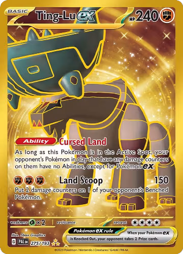 Ting-Lu ex - 275/193 (275/193), Paldea Evolved — Pokémon card price