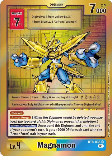 Magnamon (Tamer Party -Special-) (BT8-038 SR) — card price