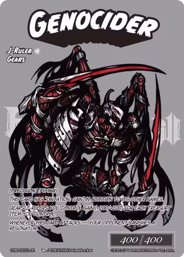 Attack Order // Genocider (Secret) (CMB-SEC2 JR), Crimson Moon's Battleground — Force of Will card price