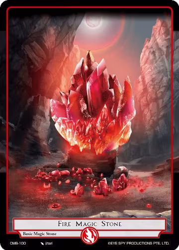 Fire Magic Stone (CMB-100), Crimson Moon's Battleground — Force of Will card price