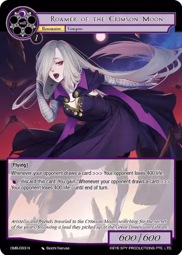 Roamer of the Crimson Moon (CMB-063 N), Crimson Moon's Battleground — Force of Will card price