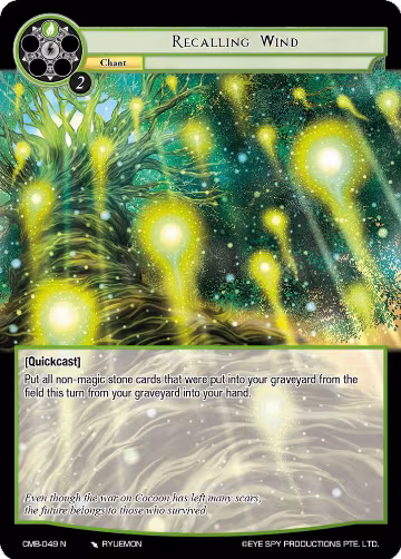 Recalling Wind (CMB-049 N), Crimson Moon's Battleground — Force of Will card price