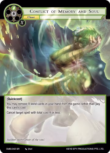 Conflict of Memory and Soul (CMB-042 SR), Crimson Moon's Battleground — Force of Will card price