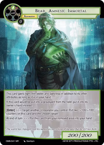 Brad, Amnesic Immortal (CMB-041 MR), Crimson Moon's Battleground — Force of Will card price