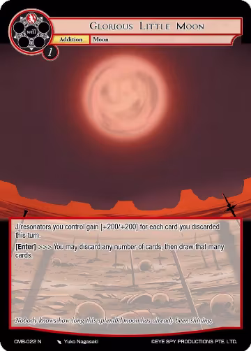 Glorious Little Moon (CMB-022 N), Crimson Moon's Battleground — Force of Will card price