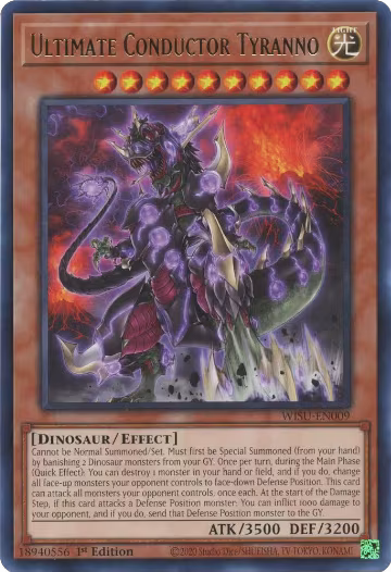 Ultimate Conductor Tyranno (WISU-EN009), Wild Survivors — Yu-Gi-Oh! card price