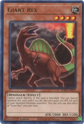 Giant Rex (WISU-EN010), Wild Survivors — Yu-Gi-Oh! card price