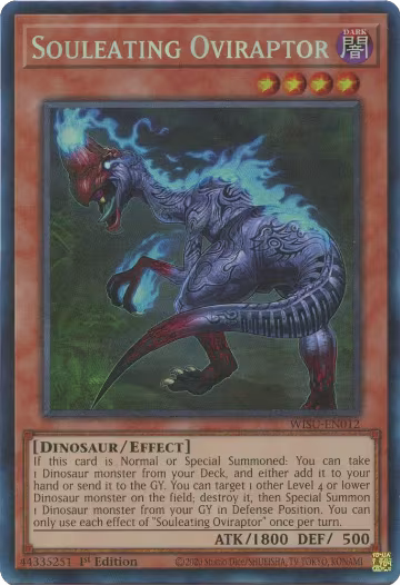 Souleating Oviraptor (CR) (WISU-EN012), Wild Survivors — Yu-Gi-Oh! card price