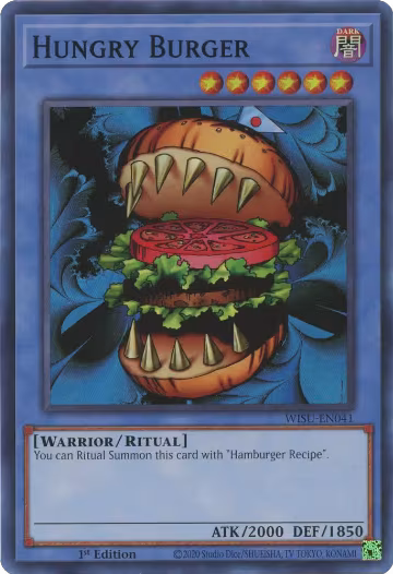 Hungry Burger (WISU-EN041), Wild Survivors — Yu-Gi-Oh! card price