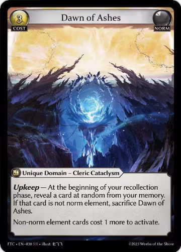 Dawn of Ashes (030), Fractured Crown — Grand Archive card price
