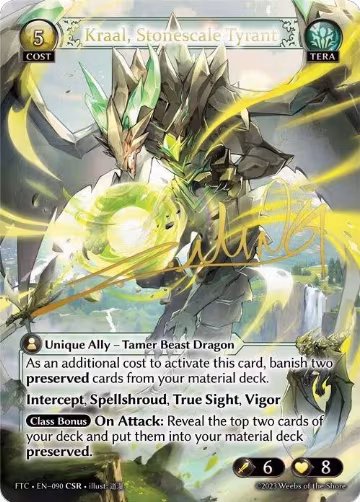 Kraal, Stonescale Tyrant (CSR) (090) — card price