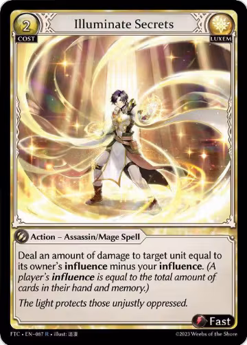 Illuminate Secrets (087), Fractured Crown — Grand Archive card price