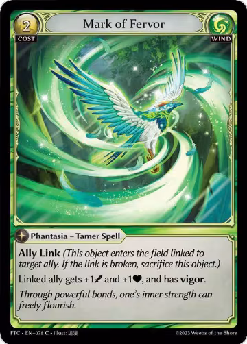 Mark of Fervor (078), Fractured Crown — Grand Archive card price