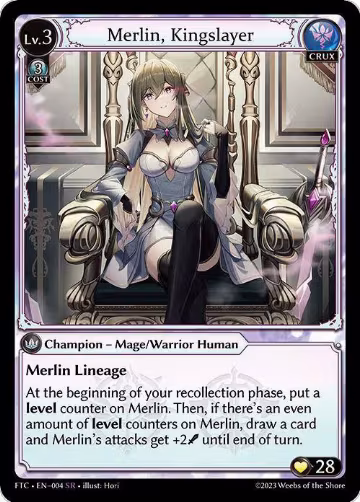 Merlin, Kingslayer (004), Fractured Crown — Grand Archive card price