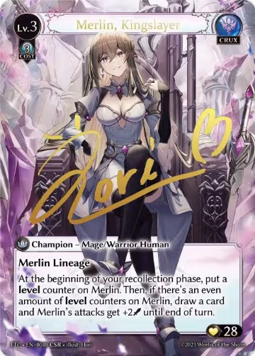 Merlin, Kingslayer (B) (CSR) (004B), Fractured Crown — Grand Archive card price