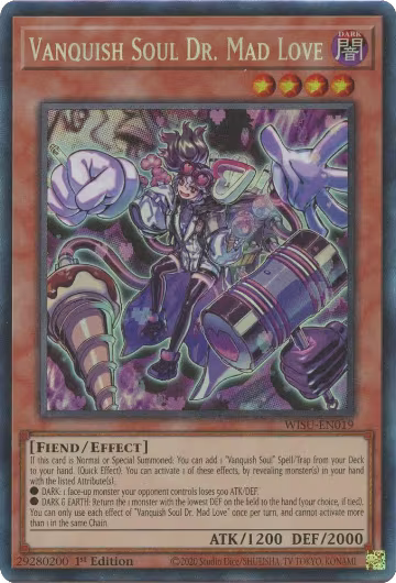 Vanquish Soul Dr. Mad Love (CR) (WISU-EN019), Wild Survivors — Yu-Gi-Oh! card price