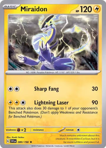 Miraidon - 080/198 (080/198), Deck Exclusives — Pokémon card price