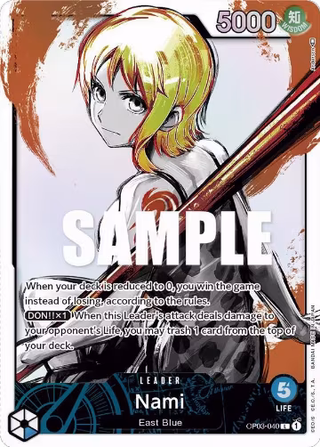 Nami (040) (Alternate Art) (OP03-040) — card price