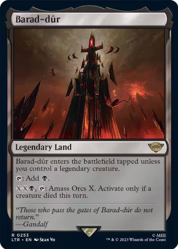 Barad-dur (253), Universes Beyond: The Lord of the Rings: Tales of Middle-earth — Magic card price