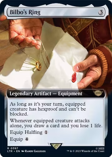 Bilbo's Ring (Extended Art) (397), Universes Beyond: The Lord of the Rings: Tales of Middle-earth — Magic card price