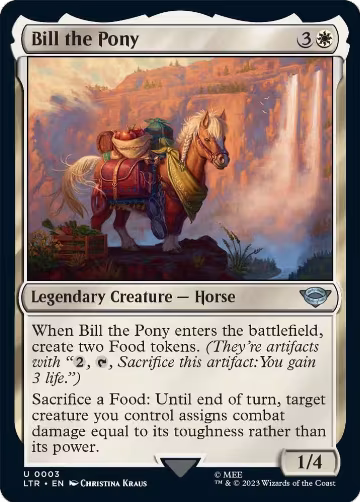 Bill the Pony (3), Universes Beyond: The Lord of the Rings: Tales of Middle-earth — Magic card price