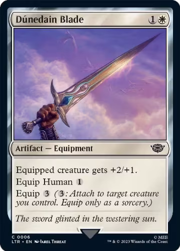 Dunedain Blade (6), Universes Beyond: The Lord of the Rings: Tales of Middle-earth — Magic card price