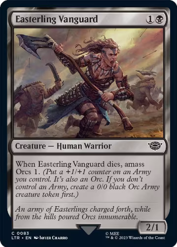 Easterling Vanguard (83), Universes Beyond: The Lord of the Rings: Tales of Middle-earth — Magic card price