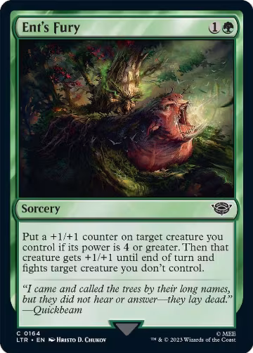 Ent's Fury (164), Universes Beyond: The Lord of the Rings: Tales of Middle-earth — Magic card price