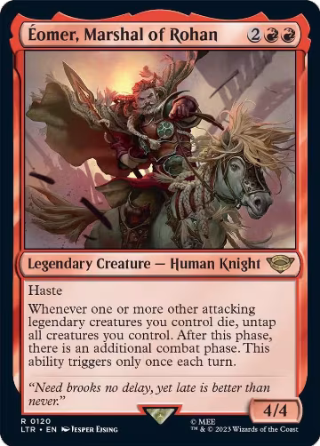 Eomer, Marshal of Rohan (120), Universes Beyond: The Lord of the Rings: Tales of Middle-earth — Magic card price
