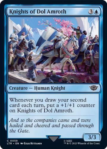 Knights of Dol Amroth (59), Universes Beyond: The Lord of the Rings: Tales of Middle-earth — Magic card price