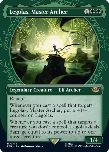 Legolas, Master Archer (Showcase) (313), Universes Beyond: The Lord of the Rings: Tales of Middle-earth — Magic card price