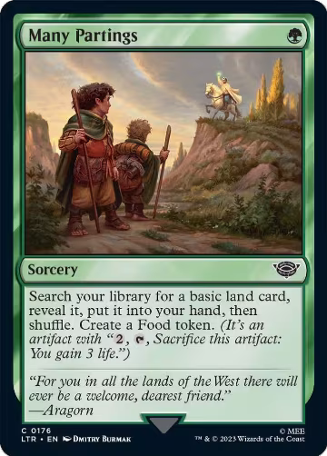 Many Partings (176), Universes Beyond: The Lord of the Rings: Tales of Middle-earth — Magic card price