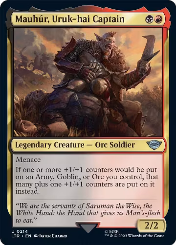 Mauhur, Uruk-hai Captain (214), Universes Beyond: The Lord of the Rings: Tales of Middle-earth — Magic card price