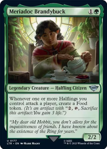 Meriadoc Brandybuck (177), Universes Beyond: The Lord of the Rings: Tales of Middle-earth — Magic card price