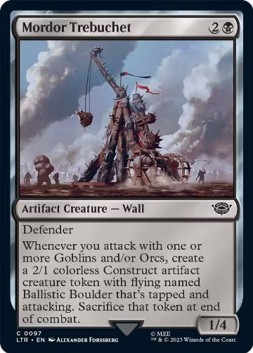 Mordor Trebuchet (97), Universes Beyond: The Lord of the Rings: Tales of Middle-earth — Magic card price