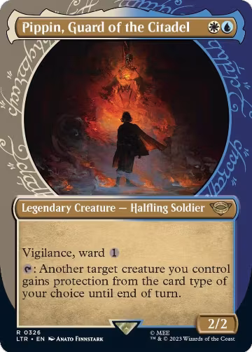 Pippin, Guard of the Citadel (Showcase) (326), Universes Beyond: The Lord of the Rings: Tales of Middle-earth — Magic card price