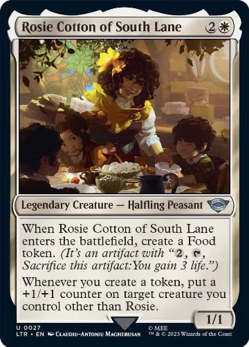 Rosie Cotton of South Lane (27), Universes Beyond: The Lord of the Rings: Tales of Middle-earth — Magic card price