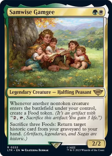 Samwise Gamgee (222), Universes Beyond: The Lord of the Rings: Tales of Middle-earth — Magic card price