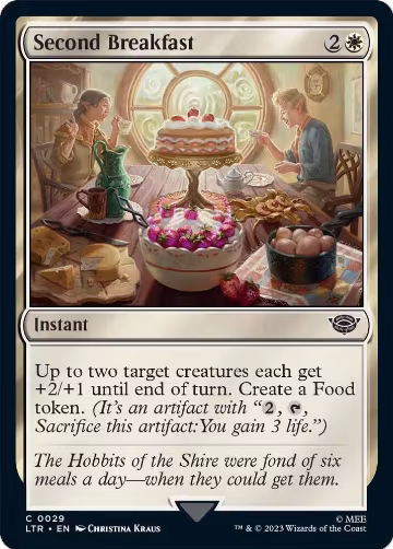 Second Breakfast (29), Universes Beyond: The Lord of the Rings: Tales of Middle-earth — Magic card price