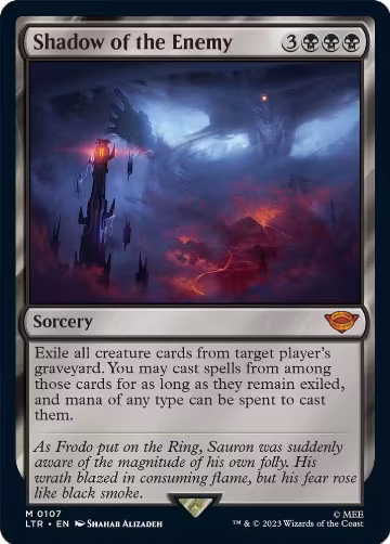 Shadow of the Enemy (107), Universes Beyond: The Lord of the Rings: Tales of Middle-earth — Magic card price