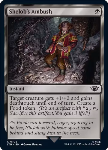 Shelob's Ambush (108), Universes Beyond: The Lord of the Rings: Tales of Middle-earth — Magic card price