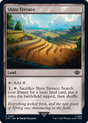 Shire Terrace (261), Universes Beyond: The Lord of the Rings: Tales of Middle-earth — Magic card price