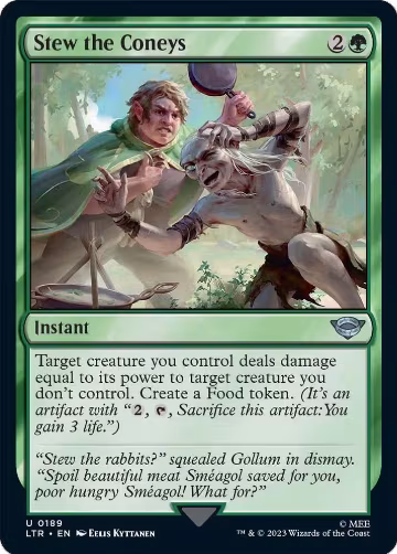 Stew the Coneys (189), Universes Beyond: The Lord of the Rings: Tales of Middle-earth — Magic card price
