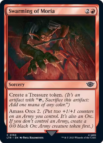 Swarming of Moria (150), Universes Beyond: The Lord of the Rings: Tales of Middle-earth — Magic card price