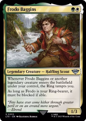 Frodo Baggins (205), Universes Beyond: The Lord of the Rings: Tales of Middle-earth — Magic card price